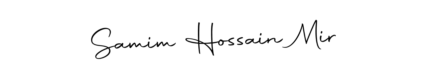 Use a signature maker to create a handwritten signature online. With this signature software, you can design (Autography-DOLnW) your own signature for name Samim Hossain Mir. Samim Hossain Mir signature style 10 images and pictures png