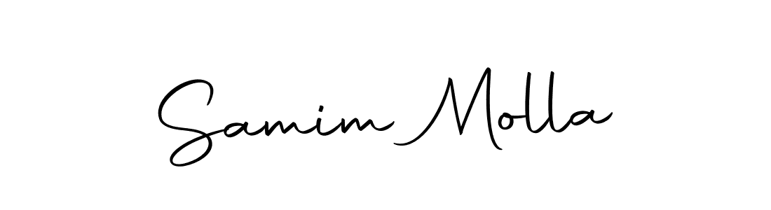 Use a signature maker to create a handwritten signature online. With this signature software, you can design (Autography-DOLnW) your own signature for name Samim Molla. Samim Molla signature style 10 images and pictures png