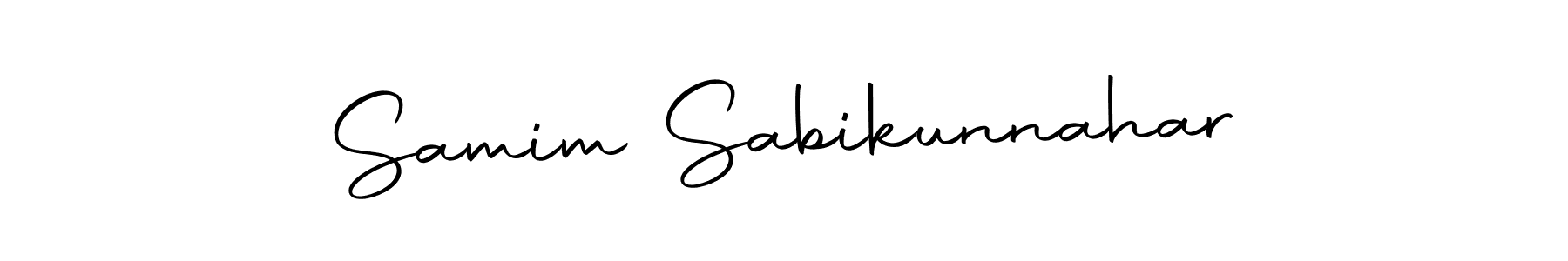 Samim Sabikunnahar stylish signature style. Best Handwritten Sign (Autography-DOLnW) for my name. Handwritten Signature Collection Ideas for my name Samim Sabikunnahar. Samim Sabikunnahar signature style 10 images and pictures png