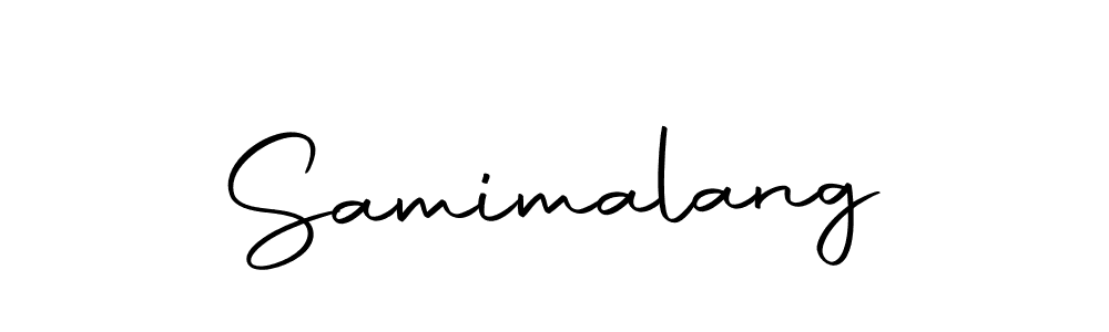 Make a beautiful signature design for name Samimalang. Use this online signature maker to create a handwritten signature for free. Samimalang signature style 10 images and pictures png