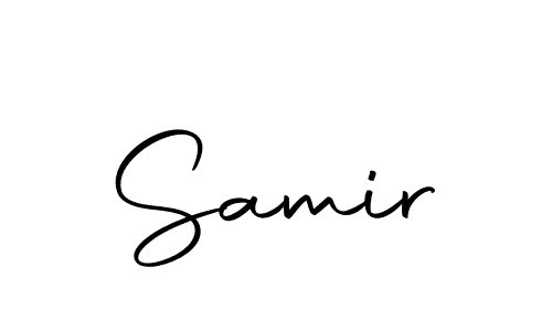 Use a signature maker to create a handwritten signature online. With this signature software, you can design (Autography-DOLnW) your own signature for name Samir. Samir signature style 10 images and pictures png