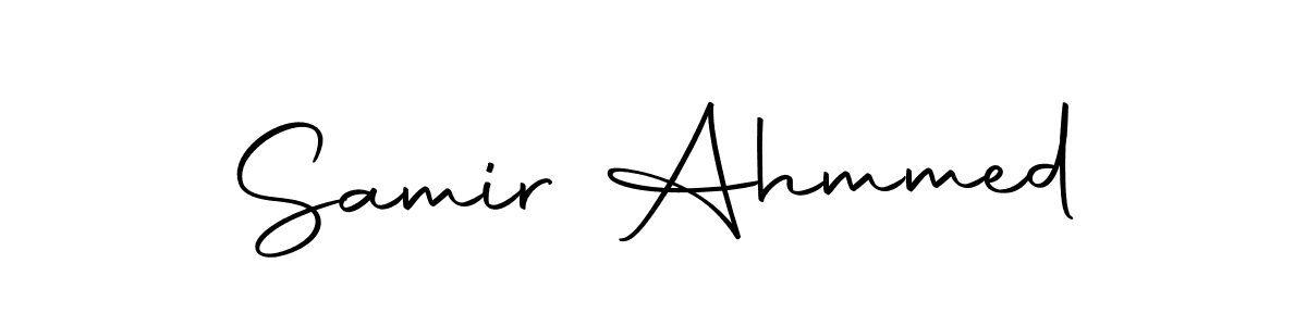 The best way (Autography-DOLnW) to make a short signature is to pick only two or three words in your name. The name Samir Ahmmed include a total of six letters. For converting this name. Samir Ahmmed signature style 10 images and pictures png