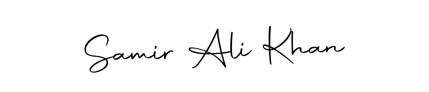 Make a beautiful signature design for name Samir Ali Khan. Use this online signature maker to create a handwritten signature for free. Samir Ali Khan signature style 10 images and pictures png