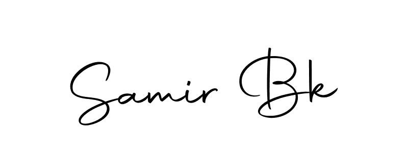 How to make Samir Bk signature? Autography-DOLnW is a professional autograph style. Create handwritten signature for Samir Bk name. Samir Bk signature style 10 images and pictures png