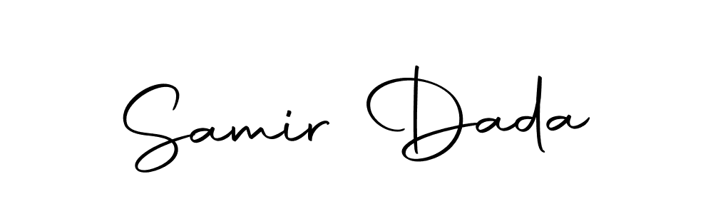 Use a signature maker to create a handwritten signature online. With this signature software, you can design (Autography-DOLnW) your own signature for name Samir Dada. Samir Dada signature style 10 images and pictures png