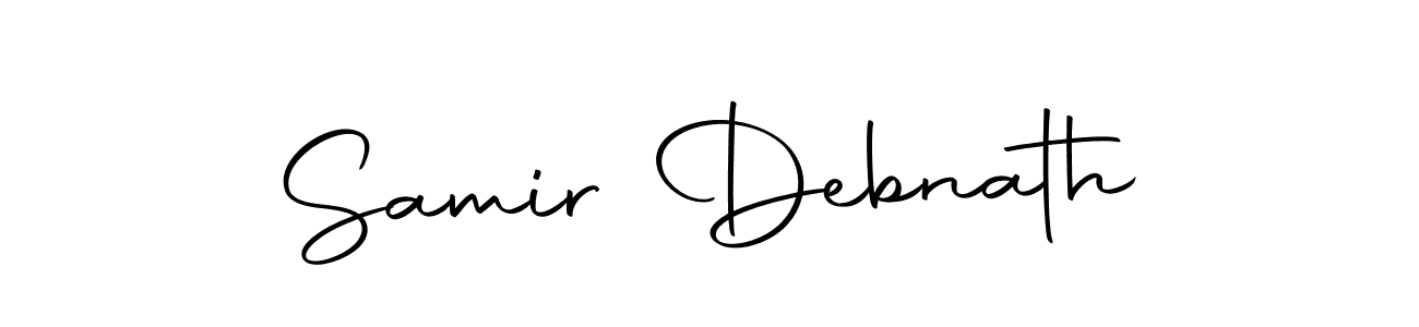 You should practise on your own different ways (Autography-DOLnW) to write your name (Samir Debnath) in signature. don't let someone else do it for you. Samir Debnath signature style 10 images and pictures png