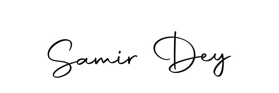 Create a beautiful signature design for name Samir Dey. With this signature (Autography-DOLnW) fonts, you can make a handwritten signature for free. Samir Dey signature style 10 images and pictures png