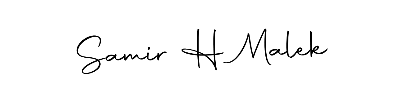How to make Samir H Malek signature? Autography-DOLnW is a professional autograph style. Create handwritten signature for Samir H Malek name. Samir H Malek signature style 10 images and pictures png