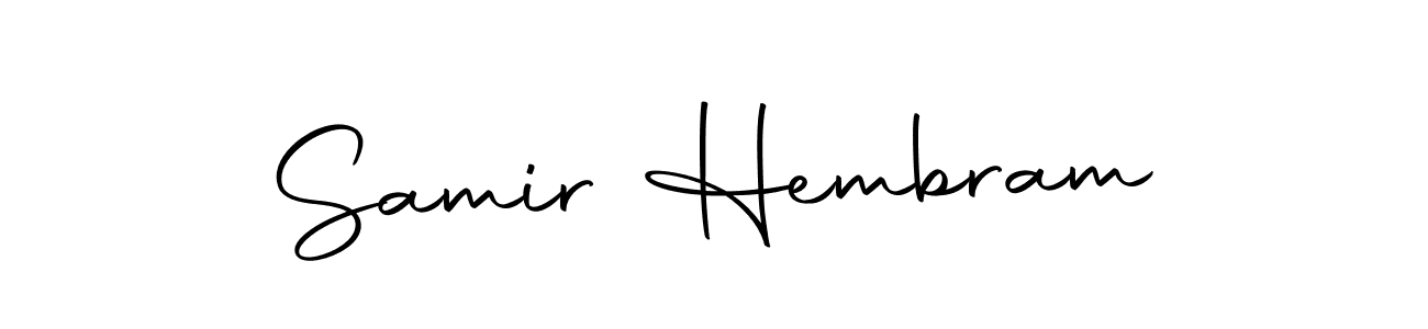 Similarly Autography-DOLnW is the best handwritten signature design. Signature creator online .You can use it as an online autograph creator for name Samir Hembram. Samir Hembram signature style 10 images and pictures png