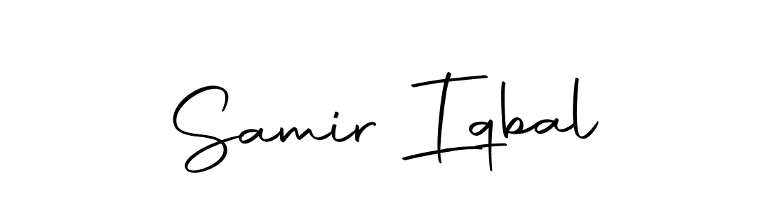 You should practise on your own different ways (Autography-DOLnW) to write your name (Samir Iqbal) in signature. don't let someone else do it for you. Samir Iqbal signature style 10 images and pictures png