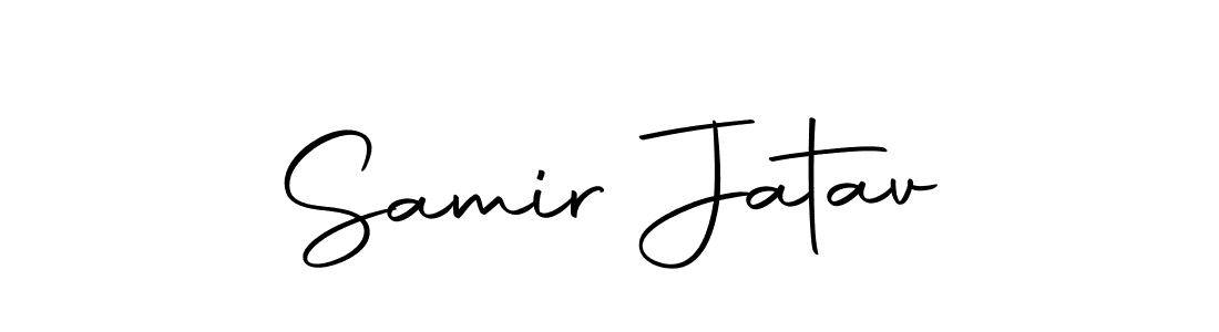 This is the best signature style for the Samir Jatav name. Also you like these signature font (Autography-DOLnW). Mix name signature. Samir Jatav signature style 10 images and pictures png