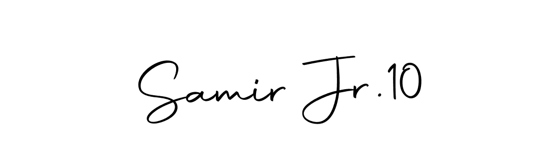 Autography-DOLnW is a professional signature style that is perfect for those who want to add a touch of class to their signature. It is also a great choice for those who want to make their signature more unique. Get Samir Jr.10 name to fancy signature for free. Samir Jr.10 signature style 10 images and pictures png