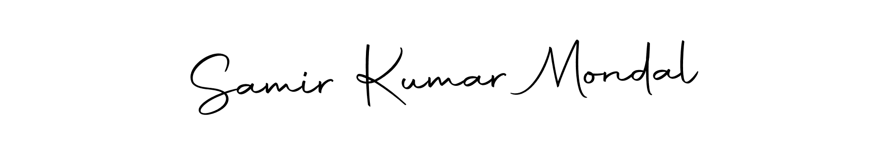 Design your own signature with our free online signature maker. With this signature software, you can create a handwritten (Autography-DOLnW) signature for name Samir Kumar Mondal. Samir Kumar Mondal signature style 10 images and pictures png