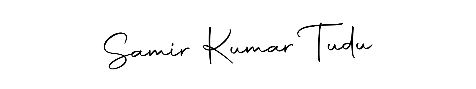 You can use this online signature creator to create a handwritten signature for the name Samir Kumar Tudu. This is the best online autograph maker. Samir Kumar Tudu signature style 10 images and pictures png