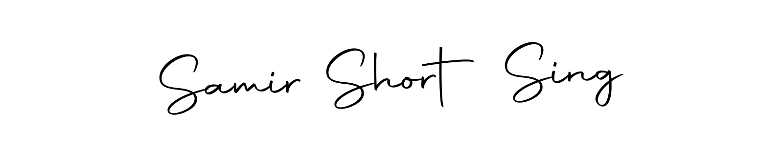 It looks lik you need a new signature style for name Samir Short Sing. Design unique handwritten (Autography-DOLnW) signature with our free signature maker in just a few clicks. Samir Short Sing signature style 10 images and pictures png