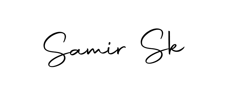 Design your own signature with our free online signature maker. With this signature software, you can create a handwritten (Autography-DOLnW) signature for name Samir Sk. Samir Sk signature style 10 images and pictures png