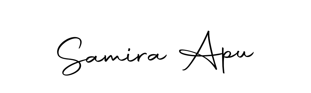 Here are the top 10 professional signature styles for the name Samira Apu. These are the best autograph styles you can use for your name. Samira Apu signature style 10 images and pictures png