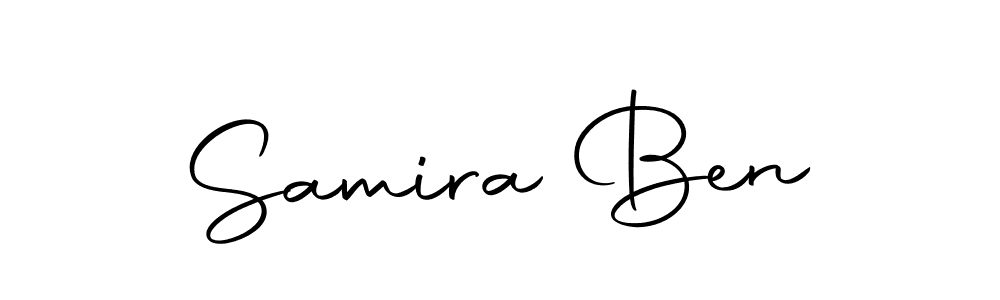 How to make Samira Ben signature? Autography-DOLnW is a professional autograph style. Create handwritten signature for Samira Ben name. Samira Ben signature style 10 images and pictures png