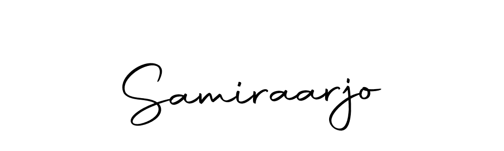 How to make Samiraarjo signature? Autography-DOLnW is a professional autograph style. Create handwritten signature for Samiraarjo name. Samiraarjo signature style 10 images and pictures png