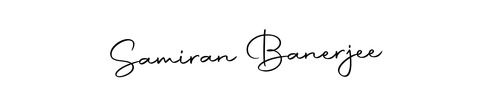 Make a short Samiran Banerjee signature style. Manage your documents anywhere anytime using Autography-DOLnW. Create and add eSignatures, submit forms, share and send files easily. Samiran Banerjee signature style 10 images and pictures png