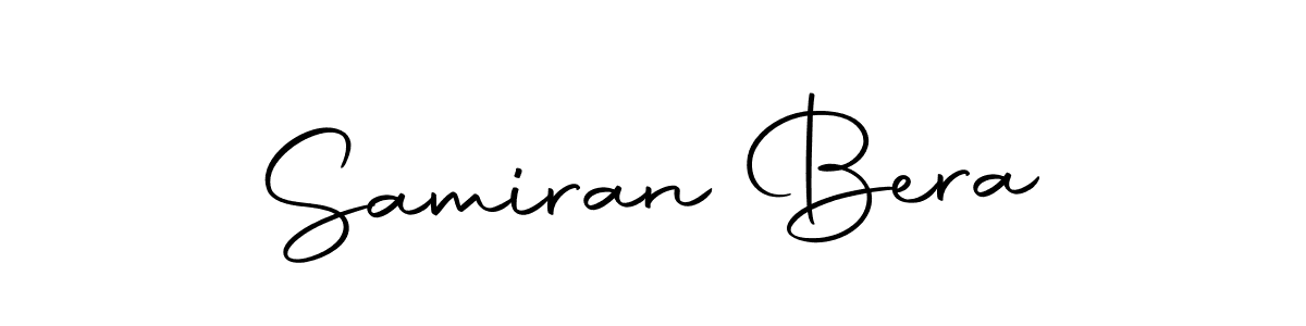 Make a beautiful signature design for name Samiran Bera. With this signature (Autography-DOLnW) style, you can create a handwritten signature for free. Samiran Bera signature style 10 images and pictures png