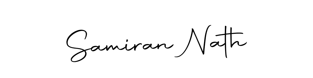 Create a beautiful signature design for name Samiran Nath. With this signature (Autography-DOLnW) fonts, you can make a handwritten signature for free. Samiran Nath signature style 10 images and pictures png