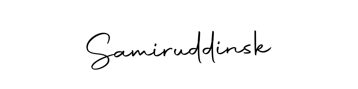 Make a short Samiruddinsk signature style. Manage your documents anywhere anytime using Autography-DOLnW. Create and add eSignatures, submit forms, share and send files easily. Samiruddinsk signature style 10 images and pictures png