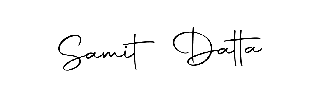 Make a beautiful signature design for name Samit Datta. With this signature (Autography-DOLnW) style, you can create a handwritten signature for free. Samit Datta signature style 10 images and pictures png