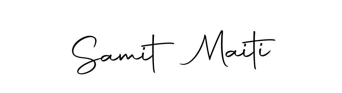 How to make Samit Maiti signature? Autography-DOLnW is a professional autograph style. Create handwritten signature for Samit Maiti name. Samit Maiti signature style 10 images and pictures png