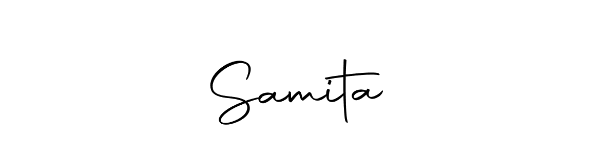 if you are searching for the best signature style for your name Samitaᥫ᭡. so please give up your signature search. here we have designed multiple signature styles  using Autography-DOLnW. Samitaᥫ᭡ signature style 10 images and pictures png