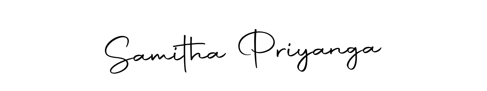 Design your own signature with our free online signature maker. With this signature software, you can create a handwritten (Autography-DOLnW) signature for name Samitha Priyanga. Samitha Priyanga signature style 10 images and pictures png