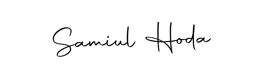 The best way (Autography-DOLnW) to make a short signature is to pick only two or three words in your name. The name Samiul Hoda include a total of six letters. For converting this name. Samiul Hoda signature style 10 images and pictures png