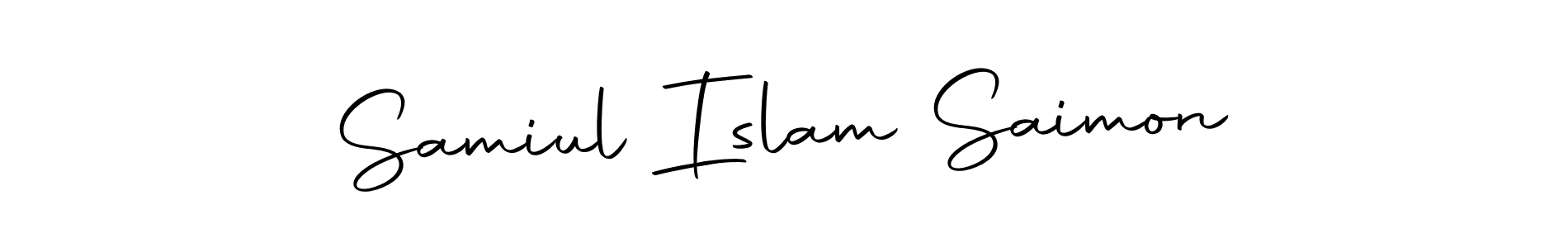Here are the top 10 professional signature styles for the name Samiul Islam Saimon. These are the best autograph styles you can use for your name. Samiul Islam Saimon signature style 10 images and pictures png