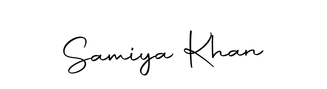 How to make Samiya Khan signature? Autography-DOLnW is a professional autograph style. Create handwritten signature for Samiya Khan name. Samiya Khan signature style 10 images and pictures png