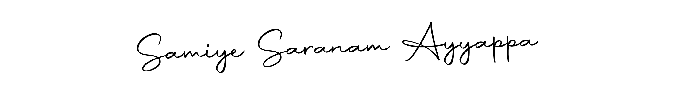 Autography-DOLnW is a professional signature style that is perfect for those who want to add a touch of class to their signature. It is also a great choice for those who want to make their signature more unique. Get Samiye Saranam Ayyappa name to fancy signature for free. Samiye Saranam Ayyappa signature style 10 images and pictures png