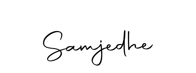 Samjedhe stylish signature style. Best Handwritten Sign (Autography-DOLnW) for my name. Handwritten Signature Collection Ideas for my name Samjedhe. Samjedhe signature style 10 images and pictures png