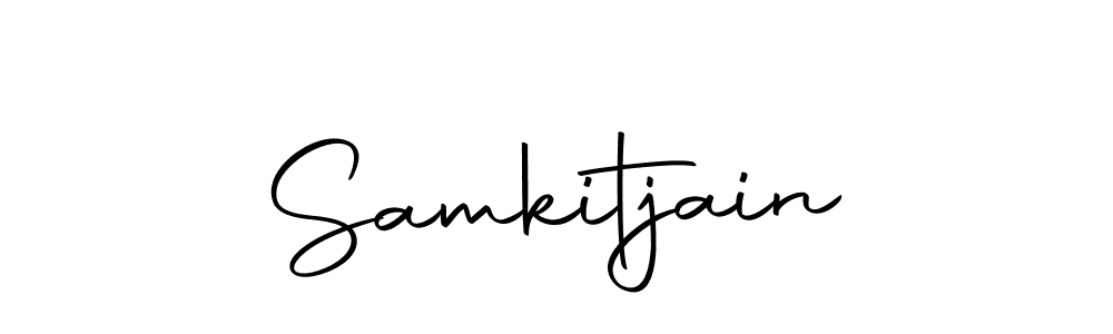 Make a beautiful signature design for name Samkitjain. Use this online signature maker to create a handwritten signature for free. Samkitjain signature style 10 images and pictures png