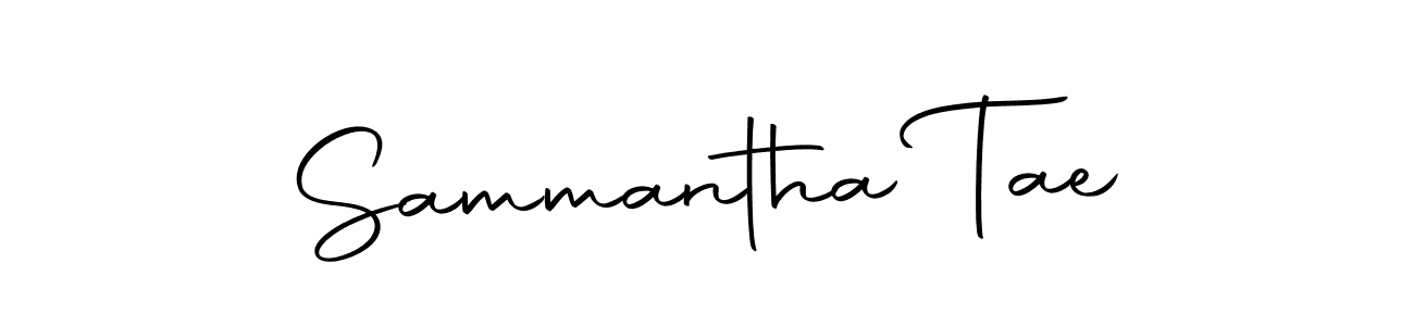 Sammantha Tae stylish signature style. Best Handwritten Sign (Autography-DOLnW) for my name. Handwritten Signature Collection Ideas for my name Sammantha Tae. Sammantha Tae signature style 10 images and pictures png