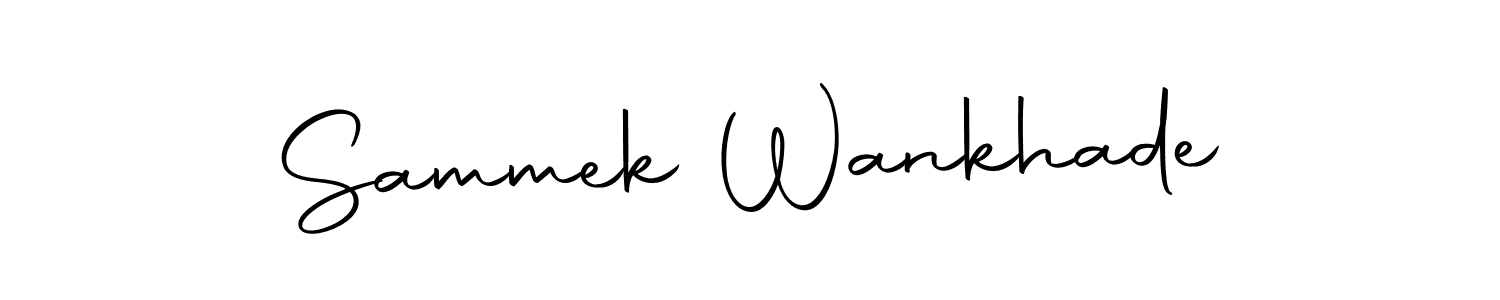 Once you've used our free online signature maker to create your best signature Autography-DOLnW style, it's time to enjoy all of the benefits that Sammek Wankhade name signing documents. Sammek Wankhade signature style 10 images and pictures png