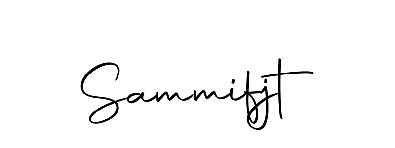 Make a beautiful signature design for name Sammifjt. With this signature (Autography-DOLnW) style, you can create a handwritten signature for free. Sammifjt signature style 10 images and pictures png