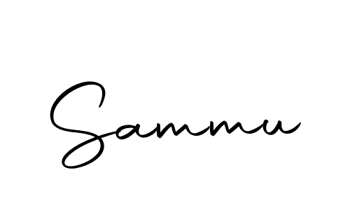 Create a beautiful signature design for name Sammu. With this signature (Autography-DOLnW) fonts, you can make a handwritten signature for free. Sammu signature style 10 images and pictures png