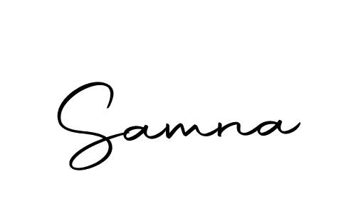 How to make Samna signature? Autography-DOLnW is a professional autograph style. Create handwritten signature for Samna name. Samna signature style 10 images and pictures png