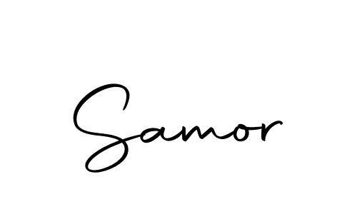 Create a beautiful signature design for name Samor. With this signature (Autography-DOLnW) fonts, you can make a handwritten signature for free. Samor signature style 10 images and pictures png