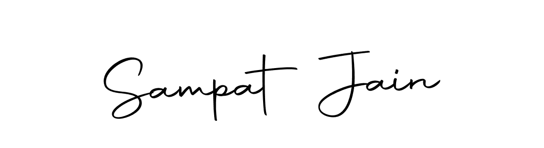 Sampat Jain stylish signature style. Best Handwritten Sign (Autography-DOLnW) for my name. Handwritten Signature Collection Ideas for my name Sampat Jain. Sampat Jain signature style 10 images and pictures png