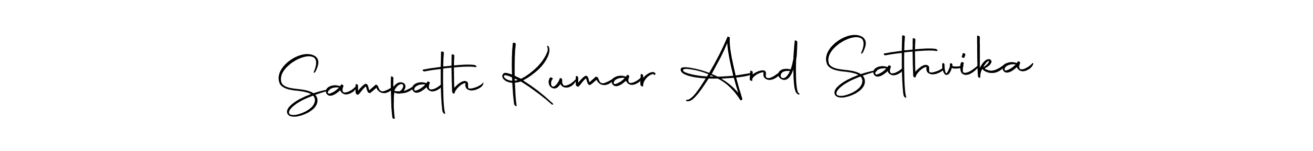 It looks lik you need a new signature style for name Sampath Kumar And Sathvika. Design unique handwritten (Autography-DOLnW) signature with our free signature maker in just a few clicks. Sampath Kumar And Sathvika signature style 10 images and pictures png