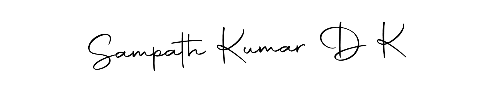 Use a signature maker to create a handwritten signature online. With this signature software, you can design (Autography-DOLnW) your own signature for name Sampath Kumar D K. Sampath Kumar D K signature style 10 images and pictures png