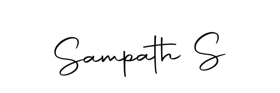 Make a beautiful signature design for name Sampath S. With this signature (Autography-DOLnW) style, you can create a handwritten signature for free. Sampath S signature style 10 images and pictures png