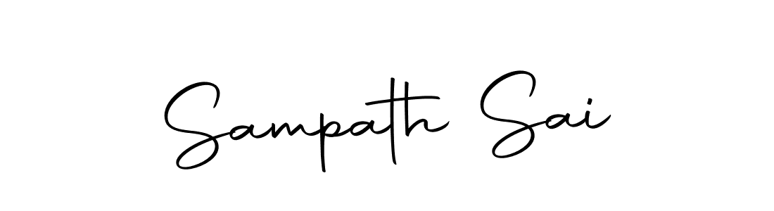 You should practise on your own different ways (Autography-DOLnW) to write your name (Sampath Sai) in signature. don't let someone else do it for you. Sampath Sai signature style 10 images and pictures png