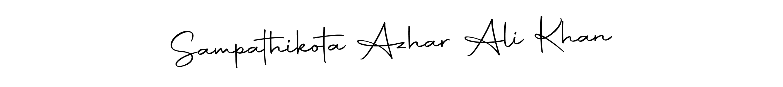 You should practise on your own different ways (Autography-DOLnW) to write your name (Sampathikota Azhar Ali Khan) in signature. don't let someone else do it for you. Sampathikota Azhar Ali Khan signature style 10 images and pictures png