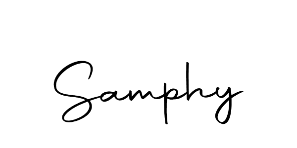 Make a beautiful signature design for name Samphy. With this signature (Autography-DOLnW) style, you can create a handwritten signature for free. Samphy signature style 10 images and pictures png